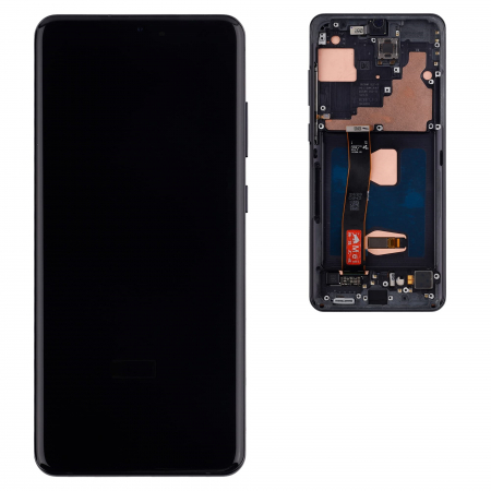 Piese si Componente GSM - Display compatibil OLED Samsung Galaxy S20 Ultra 6,9″ 120 Hz negru
