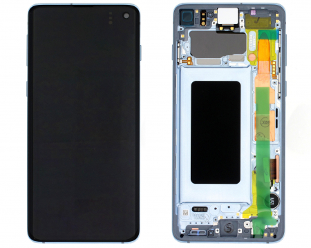 Display-uri si Touchscreen-uri - Ecran Display Samsung S10 G973 , Blue