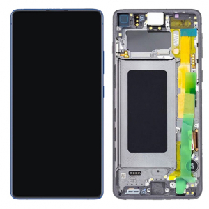 Display-uri si Touchscreen-uri - Ecran Display Samsung S10 Lite G770f Prism White Silver