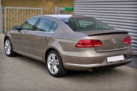 Eleron Auto - eleron vw passat b7 2010 2014 spoiler portbagaj negru lucios