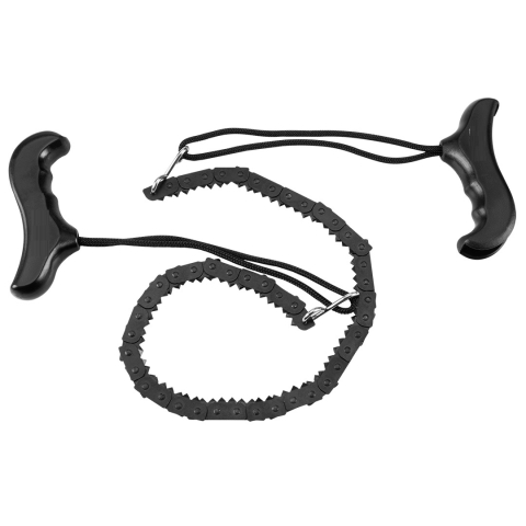 Offroad - Ferăstrău manual tip drujbă cu lanț 53 cm pentru camping și bushcraft