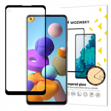 Folii Protectie - Folie Sticla 5D Samsung A21s A217 Full Glue  WOZINSKY