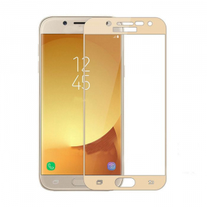 Accesorii - Folie Sticla 5D Samsung j7 2017 j730 Gold