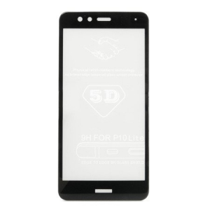 Folii Protectie - Folie Sticla 6D pentru Huawei P10 Lite Negru