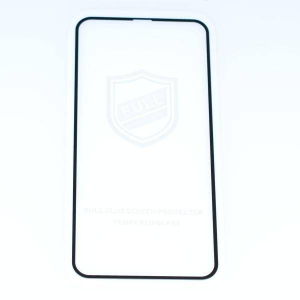 Folii Protectie - Folie sticla iPhone Xs Max, iPhone 11 Pro Max, Negru, Full Glue