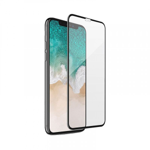 Folii Protectie - Folie sticla iPhone XR, iPhone 11, Negru