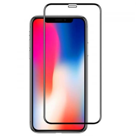 Folii Protectie - Folie sticla iPhone X, iPhone XS, iPhone 11 Pro, Negru Full Glue