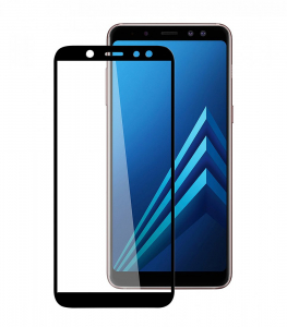 Folii Protectie - Folie Sticla 5D Samsung A6 2018 A600, Negru