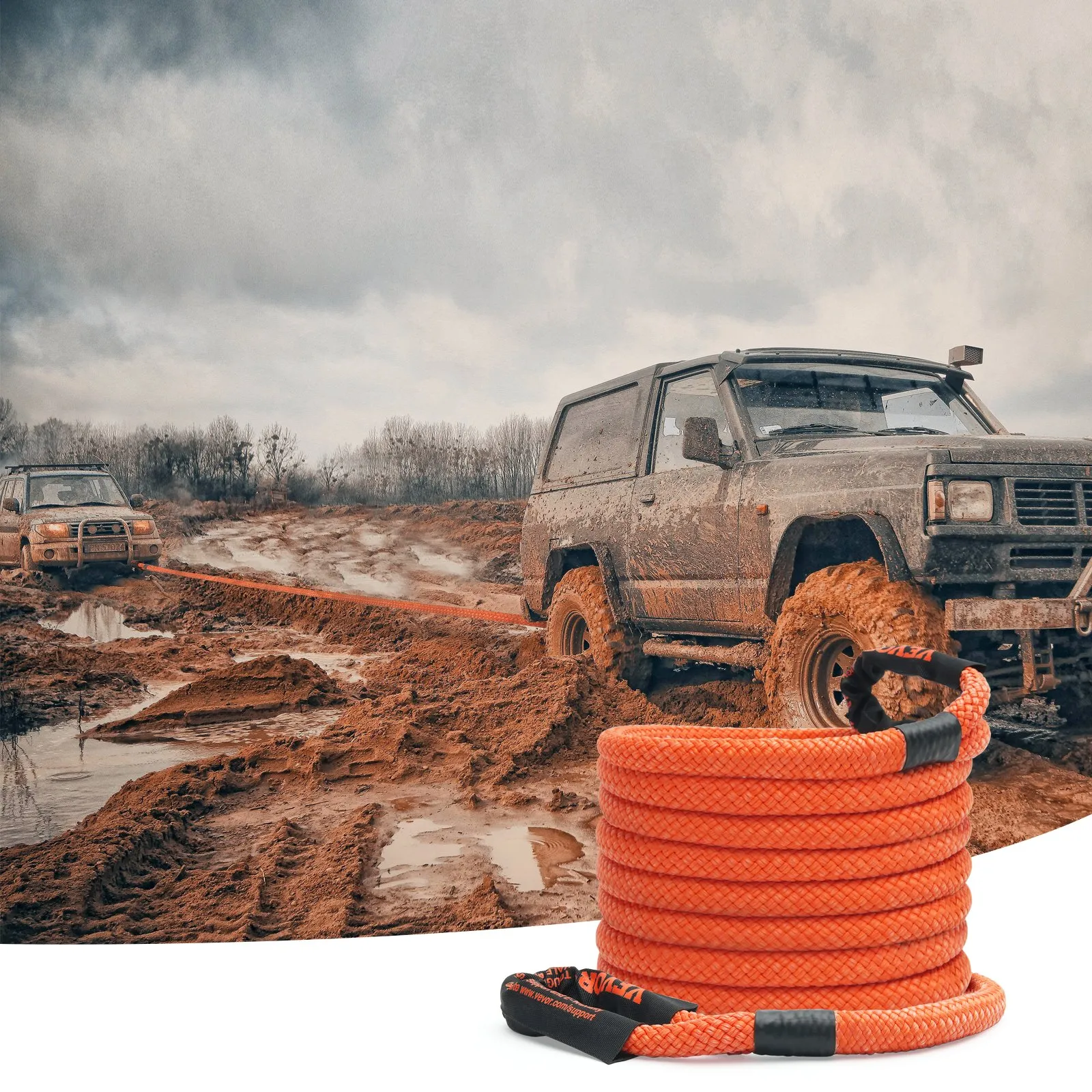 Frânghie cinetică off-road 9,14 m, 25,4 mm | Moka GSM [2]