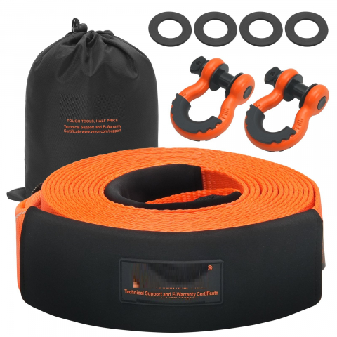 Offroad - Kit Recuperare 16 tone, 10 metri, franghie recuperare,