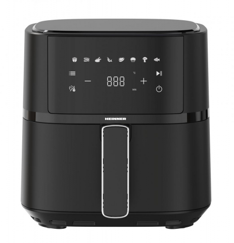 Friteuza cu aer cald Heinner HAF-B4BK1500, 1500w, capacitate cos 4l, termostat reglabil 80-200 grade display digital, Negru [1]