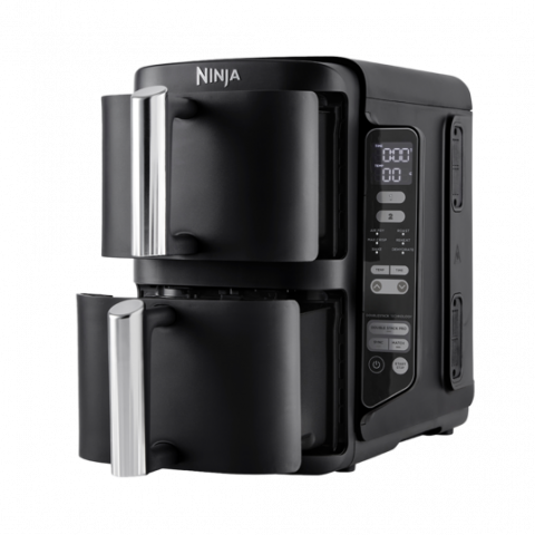 HOME - Airfryer Double Stack SL300, 2470W, 7.6L, 6 funcții de gătit, negru Ninja