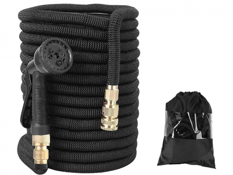 Furtun de grădină 15m Auto extensibil, cuplaje extensibile cârlig pistol [3]