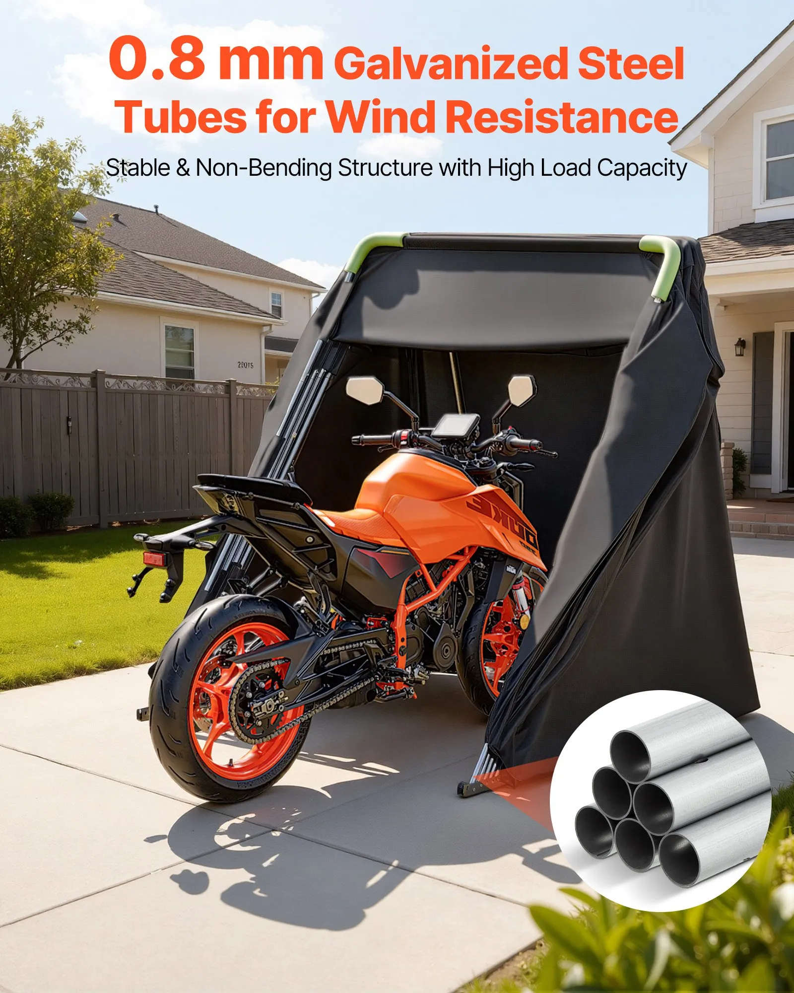 Accesorii Motociclete - garaj motocicleta oxford 600d adapost moto impermeabil cu incuietoare