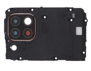 Diverse - Geam Sticla camera Huawei P40 Lite antenna+camera frame+glass black