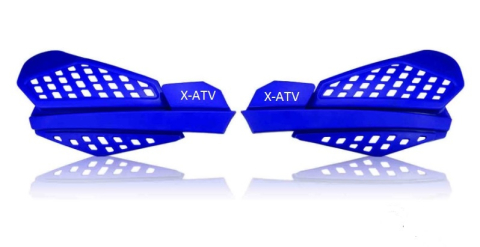 Handguard Protectii maini - Handguard Universal Albastru cu Bară Aluminiu și Kit Montaj Moto ATV