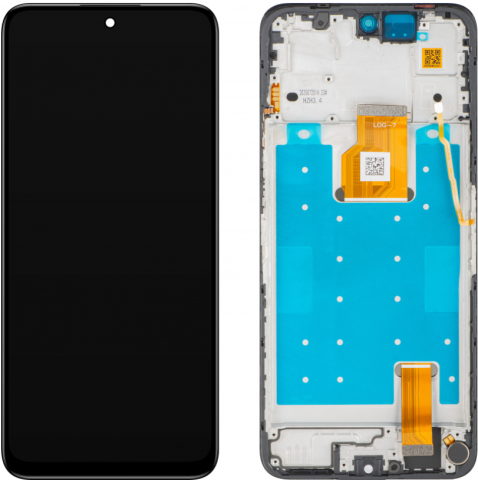 Ecran Honor - Ecran / Display Honor X7d 5G / 400 Smart 4G / X7d 4G, cu Rama, Negru, Service Pack 0235AQWY