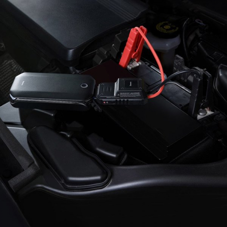 Car starter Power Bank Robot pornire motor auto Baseus Power Starter Super Energy Car Jump Starter 8000mAh 800A 12V white baterie externa [5]