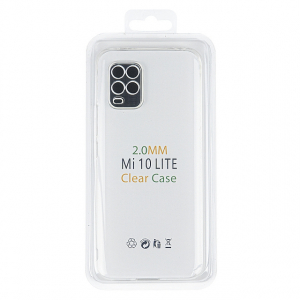 Husa iPhone - Husa Xiaomi Mi 10 Lite Clear Case , 2MM Transparent