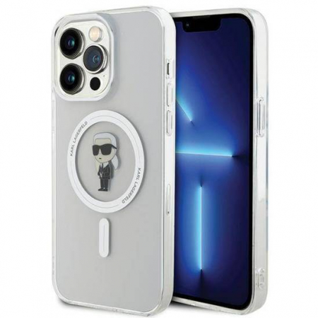 Husa iPhone 15 Pro Max Karl Lagerfeld IML Ikonik MagSafe [1]