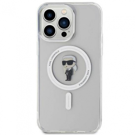 Husa iPhone 15 Pro Max Karl Lagerfeld IML Ikonik MagSafe [5]