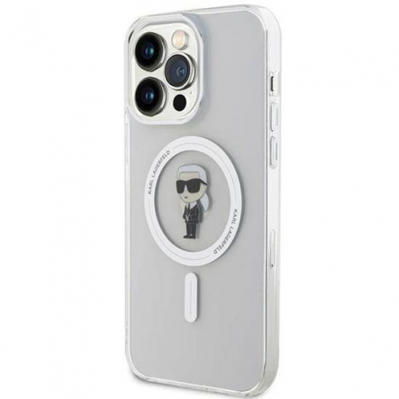 Husa iPhone 15 Pro Max Karl Lagerfeld IML Ikonik MagSafe [6]