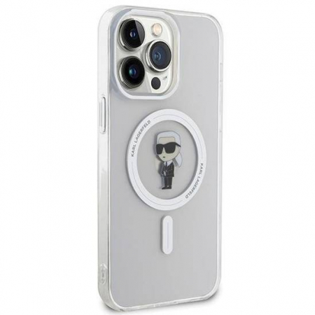 Husa iPhone 15 Pro Max Karl Lagerfeld IML Ikonik MagSafe [4]