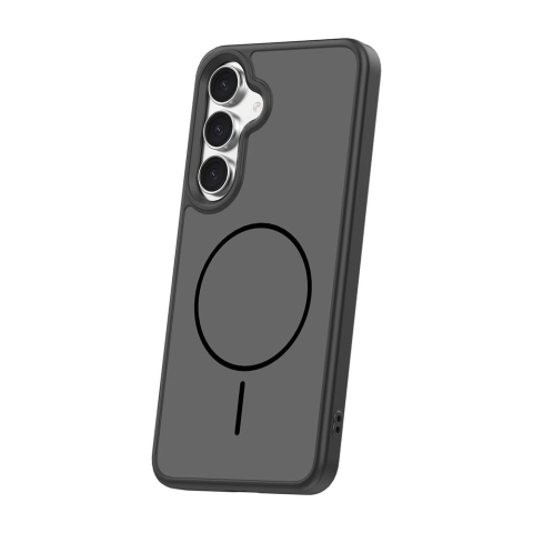 Husă MagSafe Frame Samsung Galaxy S26 Ultra Negru compatibilă cu încărcare wireless și accesorii magnetice [1]