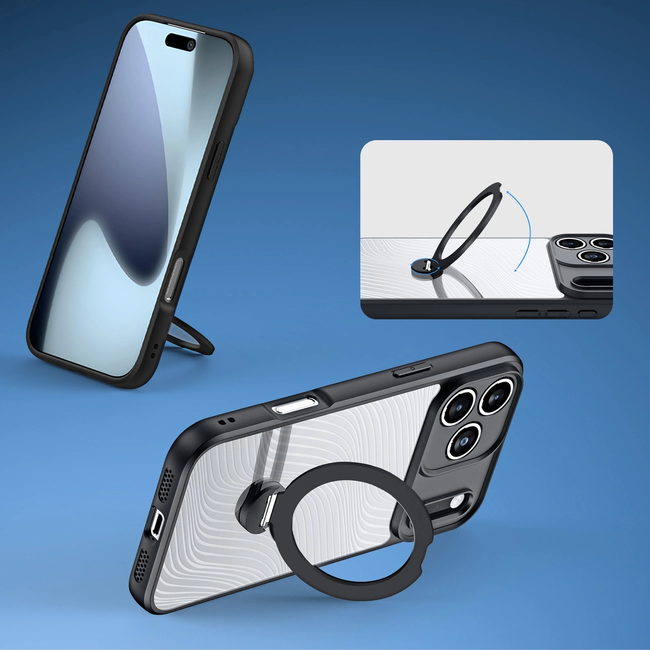 Husa pentru iPhone 17 pro, cu inel Magsafe [5]