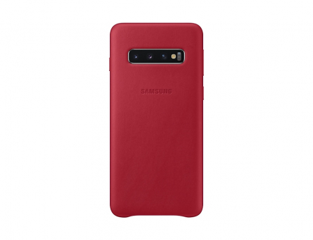 Husa Piele pentru Samsung Galaxy S10 G973f, Red Rosu [0]