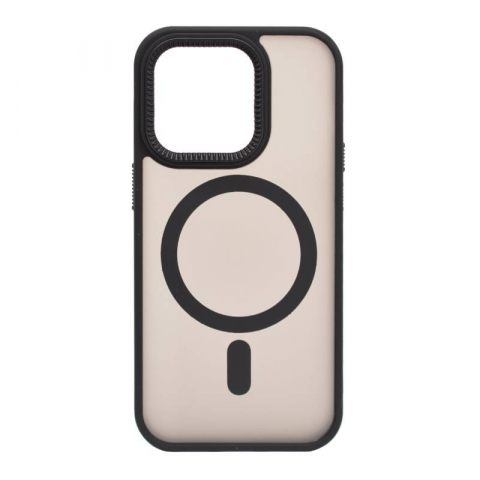 Accesorii - Husa Smoked Magsafe Apple Iphone 15 Pro Max (6.7) Gri