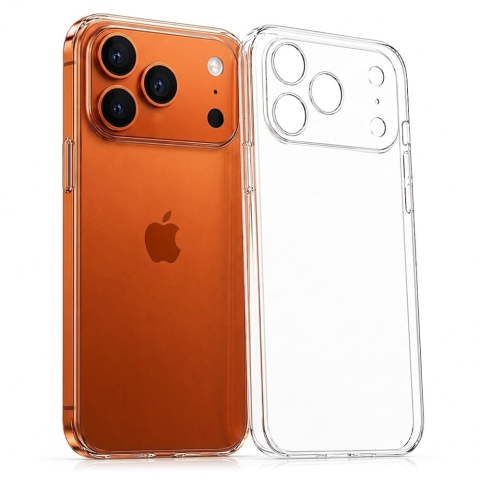Accesorii - Husă Transparentă Teltech Slim 2mm TPU pentru iPhone 17 Pro Max și iPhone 18 Pro Max Crystal Clear