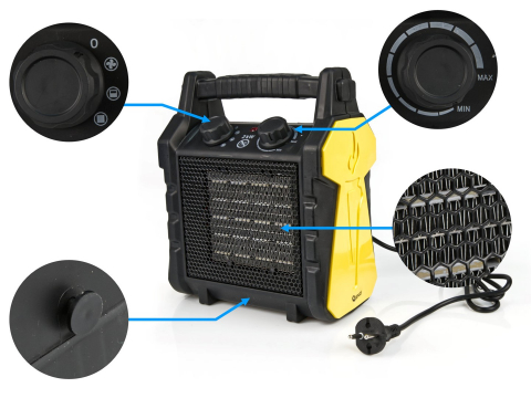 Incalzitoare, calorifere electrice - Incalzitor, aeroterma, Incalzitor electric ceramic 3KW,calorifer electric , Incalzitor