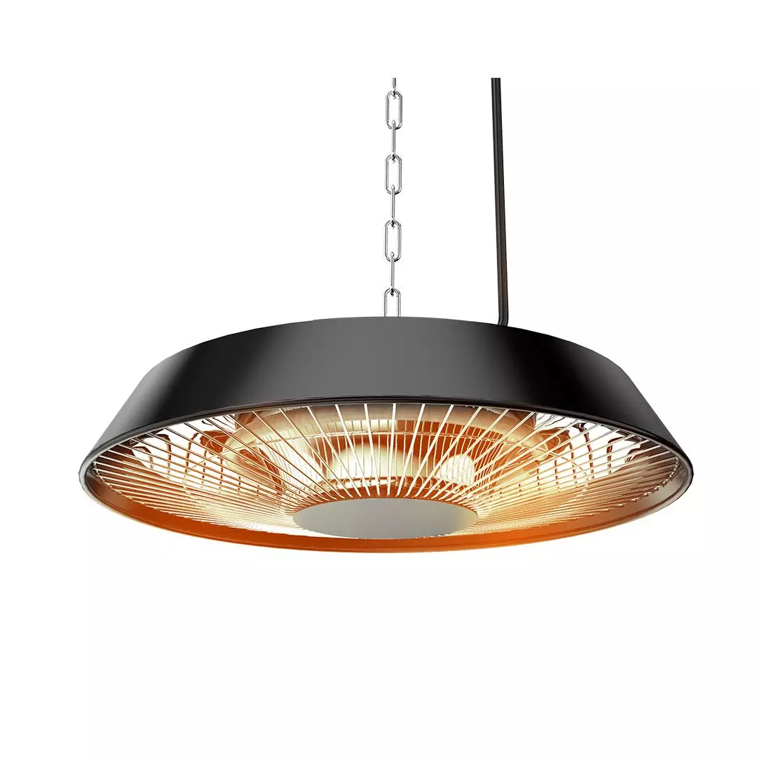 Incalzitoare, calorifere electrice - Incalzitor cu montare pe tavan 1500W, Fara telecomanda, IP44, lampa cu halogen / Incalzitor terasa  Horeca