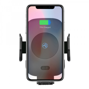 Incarcator Auto Wireless Tellur WCCM cu suport auto si senzor IR, Prindere robotizata, Negru [2]