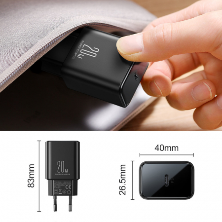 Incarcator cu cablu iPhone 20W PD Joyroom JR-TCF06 CU CABLU Lighting [4]