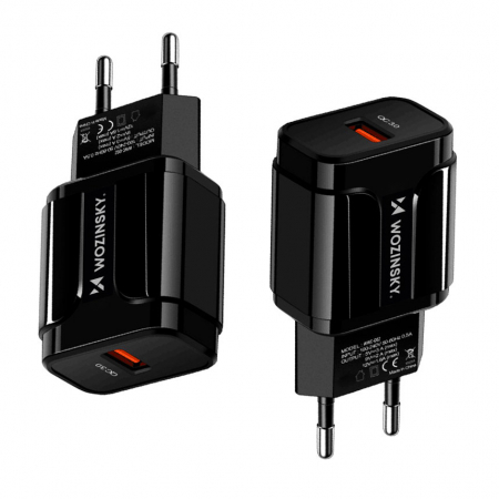 Accesorii Telefoane - Incarcator Quick Charge 3.0 3 Amperi , Negru, Universal