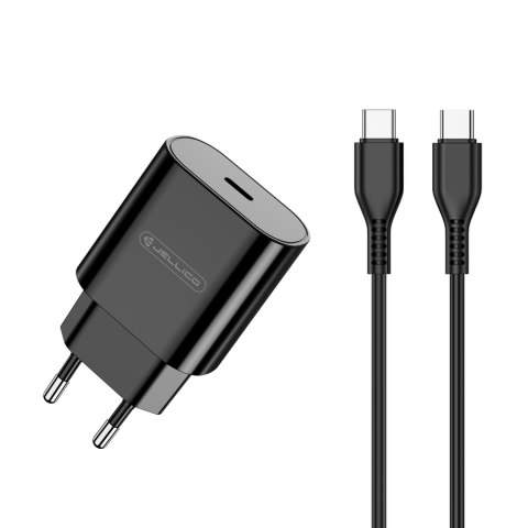 Incarcator cu cablu Type C PD 25W, C35, Black QC3.0 [1]