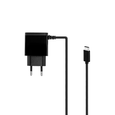 Încărcător Denmen 12W 2.4A cu cablu USB la USB Type-C 1m Negru pentru Samsung Xiaomi Huawei [1]