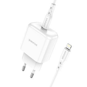 Incarcatoare iPhone - Incarcator iPhone Borofone cu cablu  QC 3.0 PD 2.0 20W