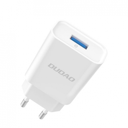 Incarcator Dudao charger EU USB 5V / 2.4A QC3.0 Quick Charge 3.0 white (A3EU white) [3]