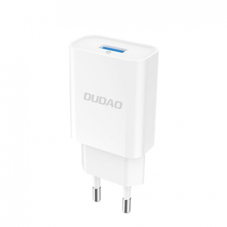 Incarcator Dudao charger EU USB 5V / 2.4A QC3.0 Quick Charge 3.0 white (A3EU white) [2]