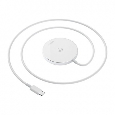 Incarcator Wireless iPhone MagSafe Statie incarcare , Choetech Induction Charger Stand for iPhone, Apple Watch, AirPods ALB [3]