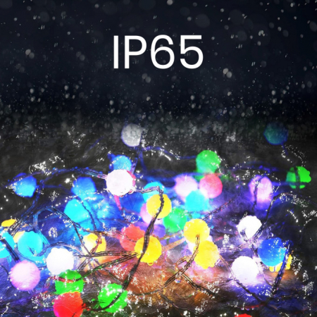 Instalatie Brad Sir de lumină inteligentă - USB - 66 LED-uri RGB - 10 m - Bluetooth [2]