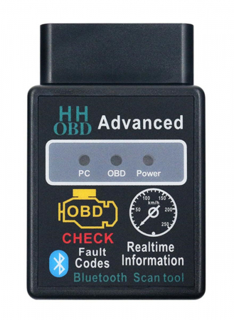 Interfata KB3B ELM327 BT OBDII, neagra, 6.8x4.4x2.4 cm [1]