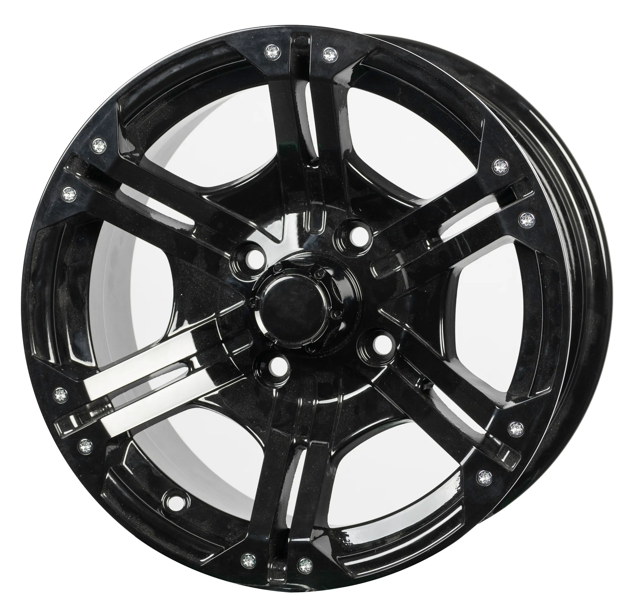Offroad - Jantă Polaris R12 12x7 4x156 4+3 Neagră ATV