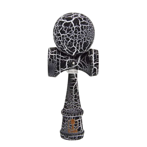 Kendama - Kendama Full Black din Lemn de Fag Alb – Jucărie Japoneză Premium