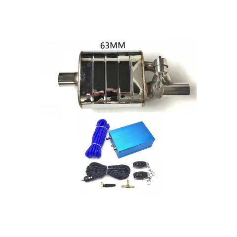 Evacuare ATV, Toba ATV - Toba sport cu reglaj sunet tip cut-off valve cu telecomanda, cu clapeta, 63mm