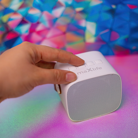 Kit Karaoke Maxlife Bluetooth karaoke speaker MXKS-100 white [4]