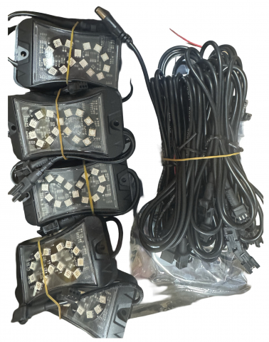 Kit lumini sub masina, Rock Lights, 8 module, cu aplicatie telefon si telecomanda , Maverick, Rzr, Can am, Polaris, Cf Moto, Segway - Copie [3]